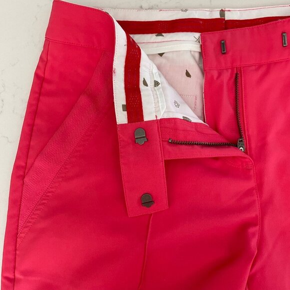 Puma Classic Pounce 11" Stylish Poly Blend Bermuda Golf Shorts Pink Sz 12 UK - Picture 9 of 15